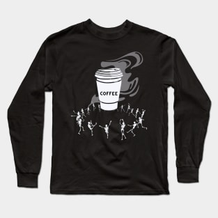 Halloween Coffee Worship Long Sleeve T-Shirt